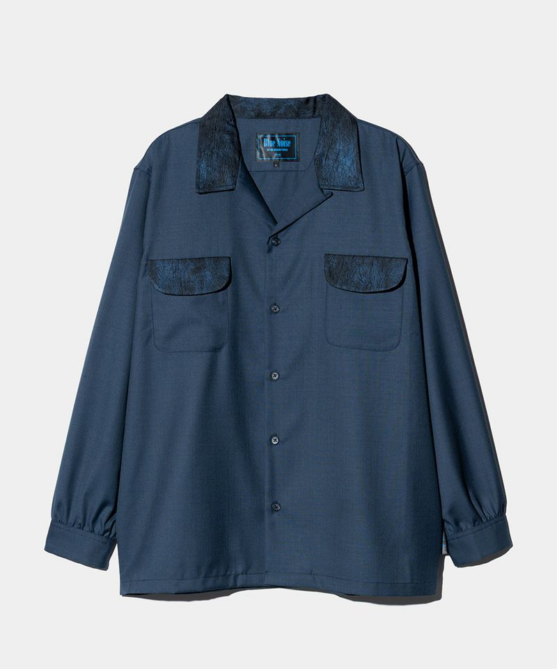 glamb THE BLUE HEARTS ブルーハーツ オープンカラーシャツ GB0325/BH01 : THE BLUE HEARTS Open Collar Shirt / ザ・ブルーハーツ