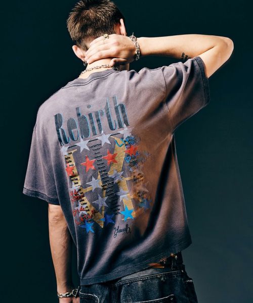 【glamb(グラム)】【予約販売11月下旬～12月上旬入荷】Barbed Wire T-Shirt バーブドワイヤーTシャツ(GB0425-CS02)