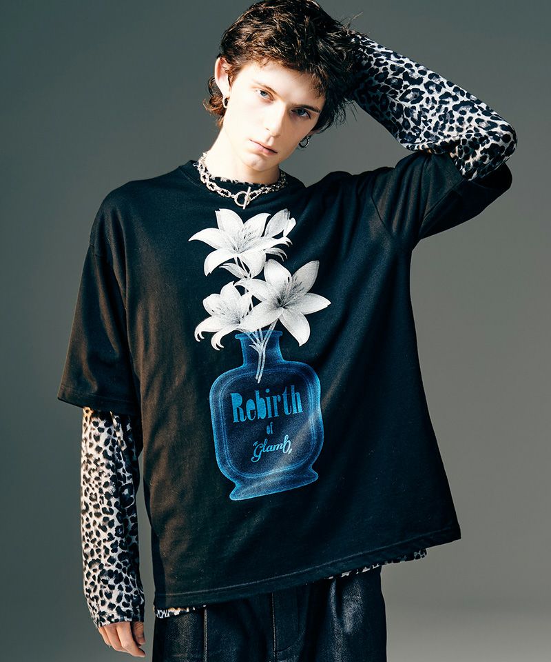 glamb(グラム)】Perfume Bottle T-Shirt パフュームボトルTシャツ