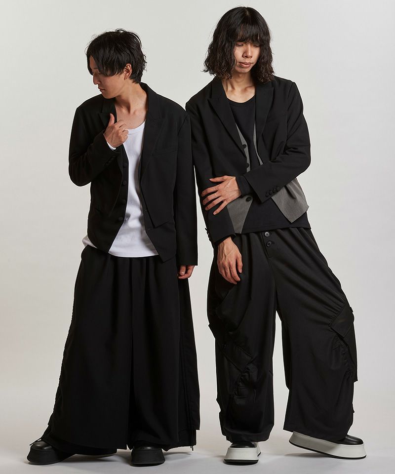 30%OFF【NO ID.(ノーアイディー)】ﾚｲﾔｰﾄﾞｼｮｰﾄJKT ジャケット(457006