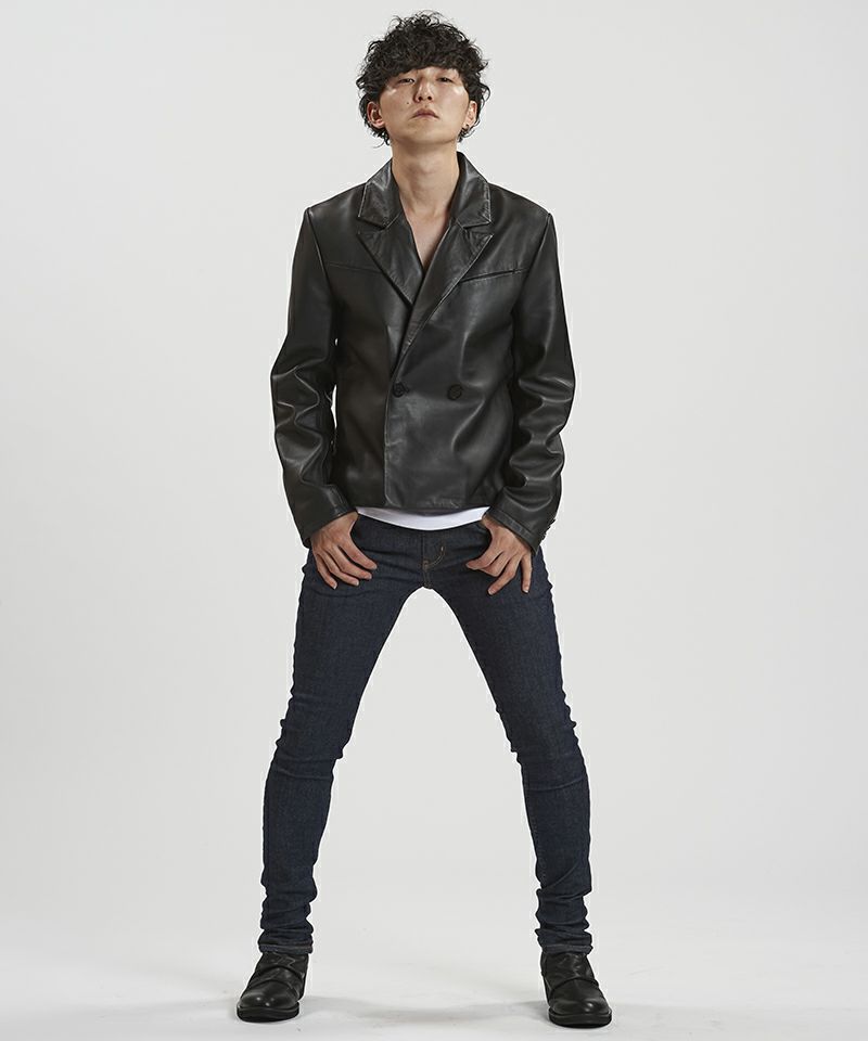 30%OFF【NO ID.(ノーアイディー)】ｼｰﾌﾟﾚｻﾞｰ1BｼｮｰﾄJKT ジャケット