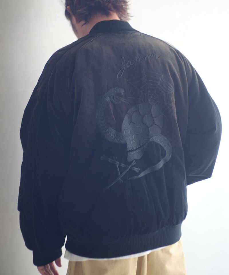 ADAM PATEK(アダムパテック)】aged velour souvenir jacket