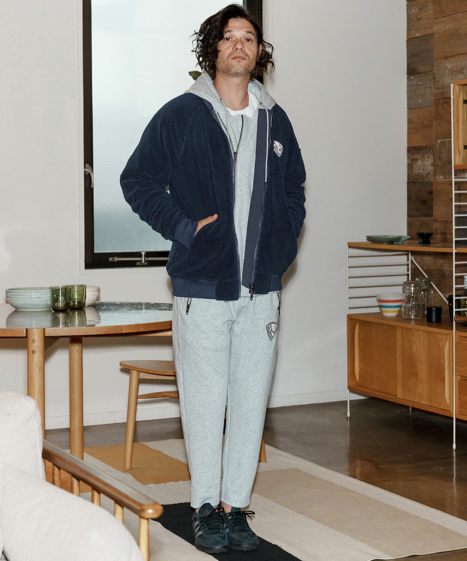 No Rain No Rainbow(ノーレインノーレインボー)】boa MA-1 jacket