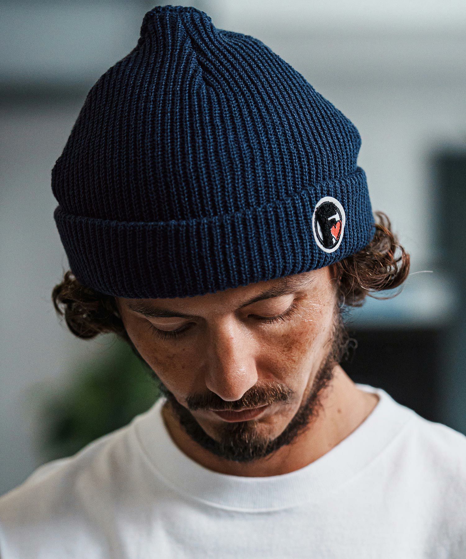 felkod(フィルコッド)】Logo Patch Knit Cap ニット帽(F25F320
