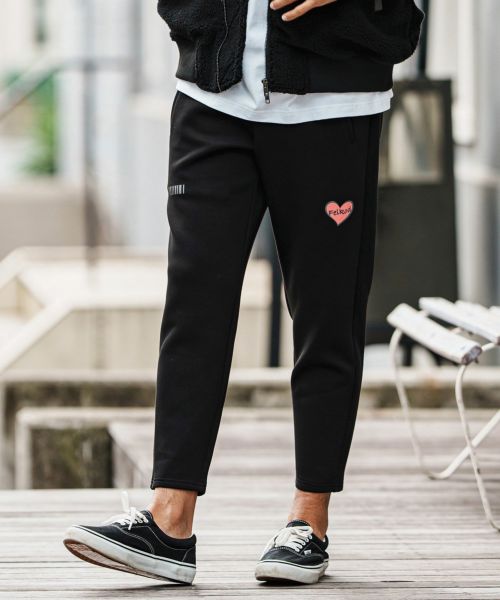 【felkod(フィルコッド)】【予約販売10月上旬～中旬入荷】Cardboard Knit Line Pants ダンボールニットパンツ(F25F130)