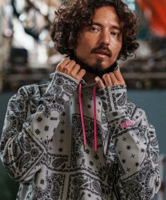 felkodパーカー 50%OFF【felkod(フィルコッド)】Cardboard Knit Print Parka