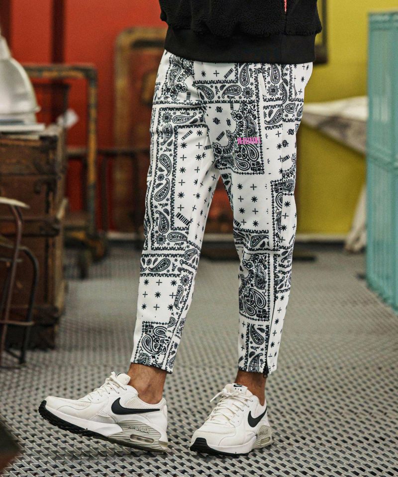 メンズウェア felkod l Zip Cardboard Knit Pants M felkod(フィルコッド)】Zip Accent Cardboard Knit Pants パンツ