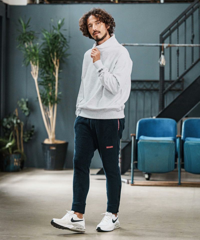 felkod(フィルコッド)】Half Zip Sweat Pullover ハーフジップ
