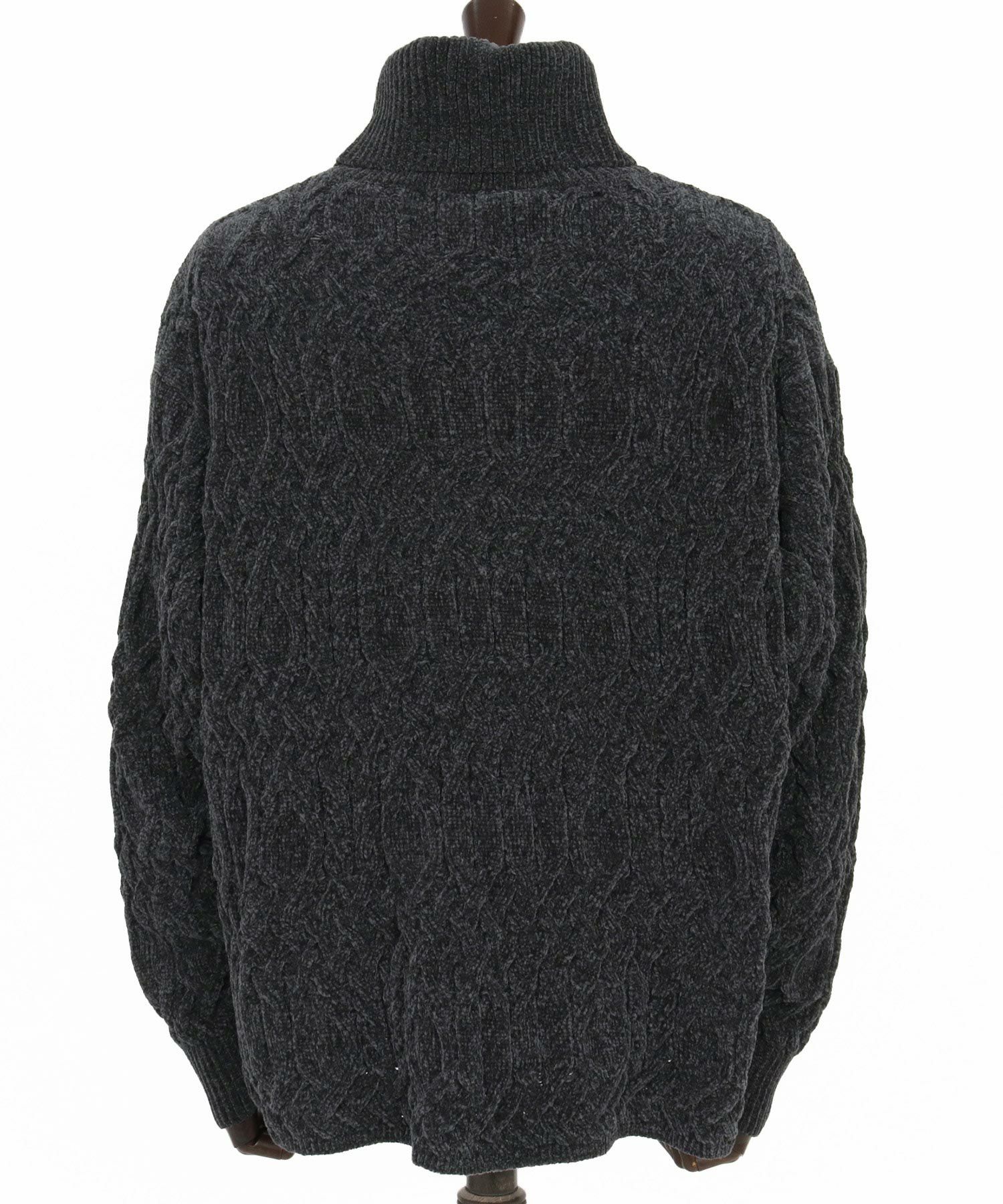 CAMBIO(カンビオ)】モール風タートルネックセーター(25183CM) | CAMBIO