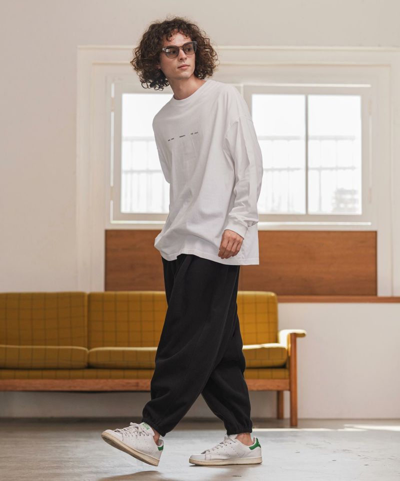 CAMBIO(カンビオ)】Honeycomb Jacquard Fleece Surrouel Pants