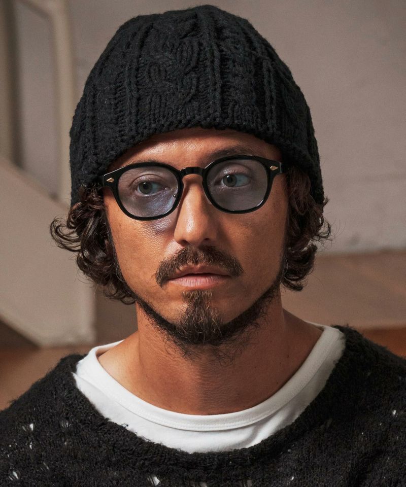 CAMBIO(カンビオ)】 Wool Blend Cable Watch ニット帽(OP-252-BO016