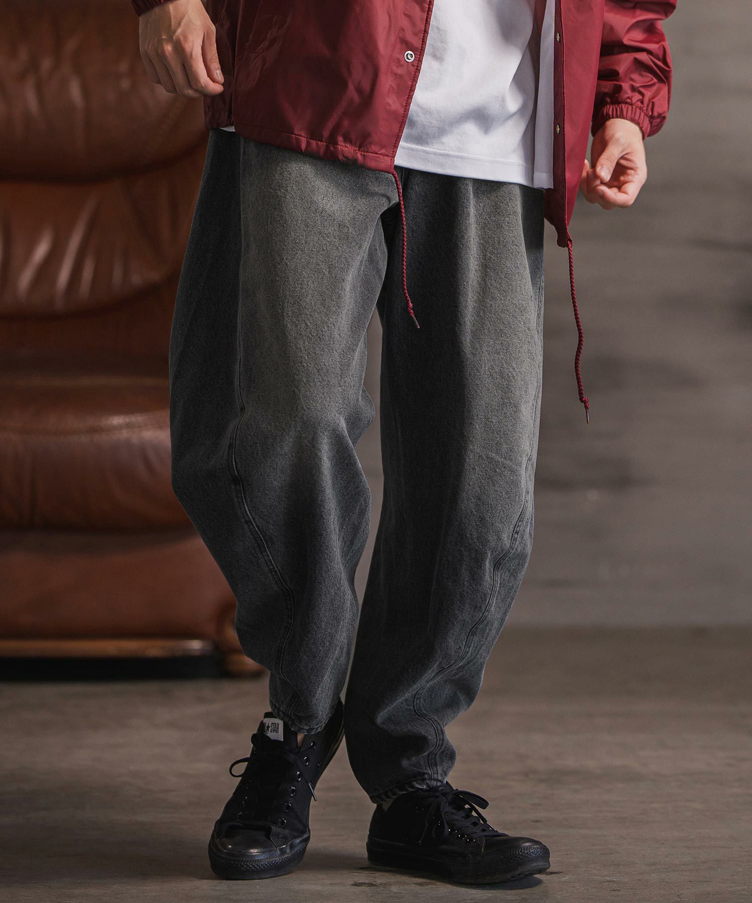 CAMBIO(カンビオ)】立体バルーンデニムパンツ(25157CM) | CAMBIO カンビオ