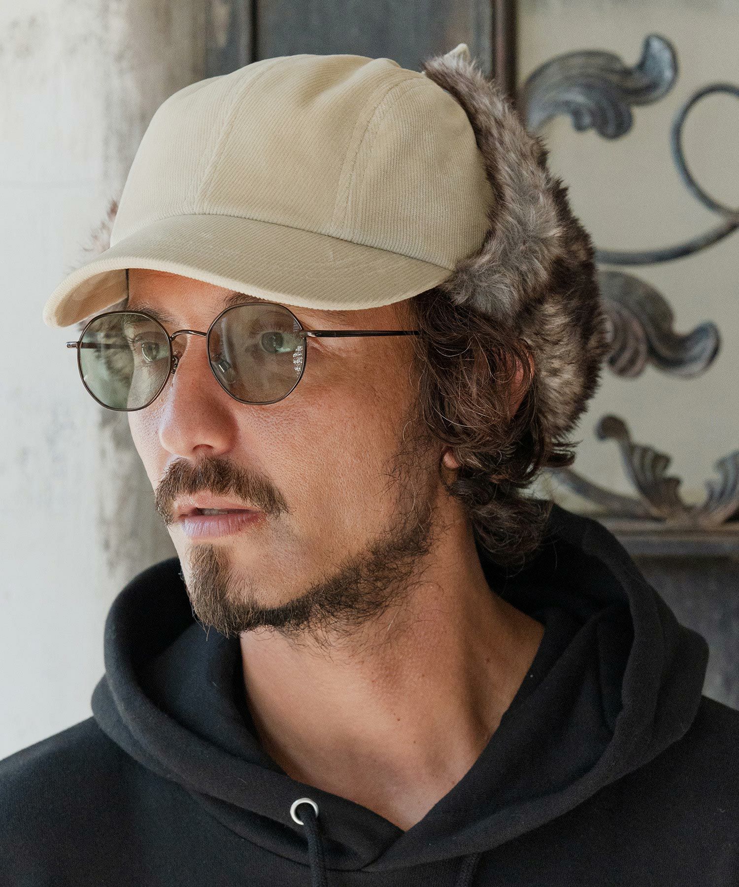 CAMBIO(カンビオ)】 Corduroy Flight Cap フライトキャップ(NF-252