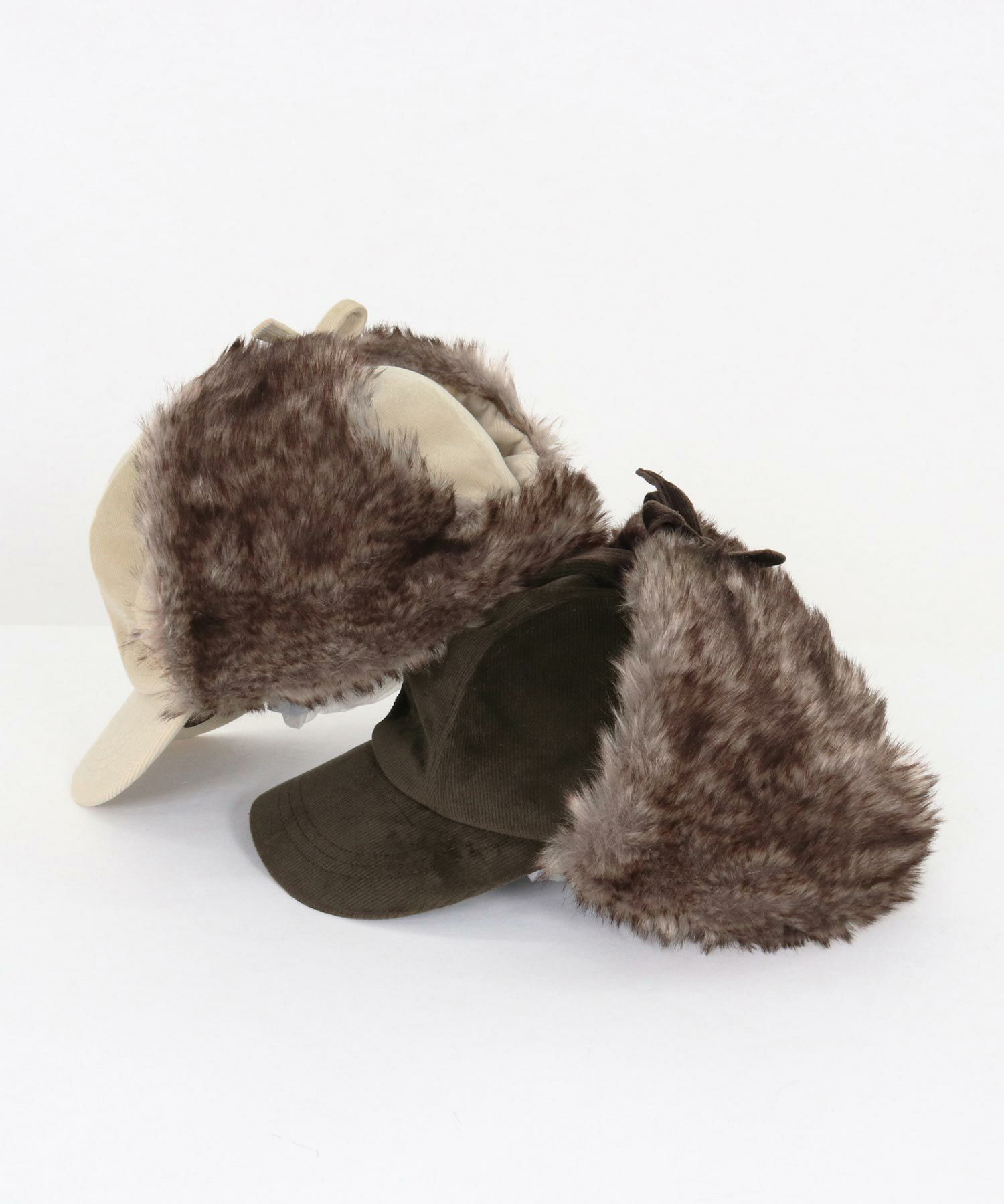 CAMBIO(カンビオ)】 Corduroy Flight Cap フライトキャップ(NF-252