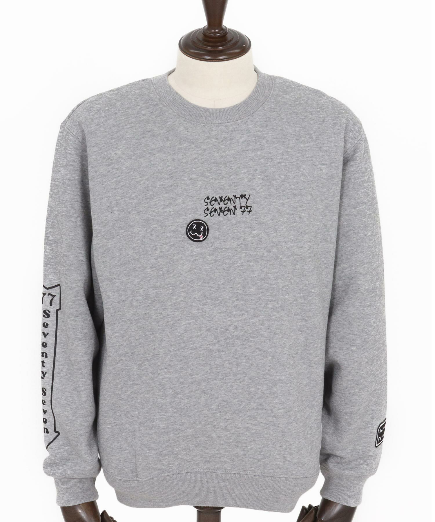 seventy seven(セブンティセブン)】middle onz sweat shirt(77flower