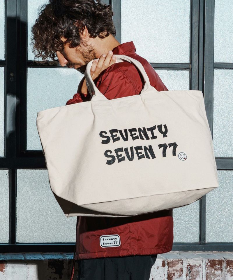 seventy seven(セブンティセブン)】large tote bag(77funny) トート