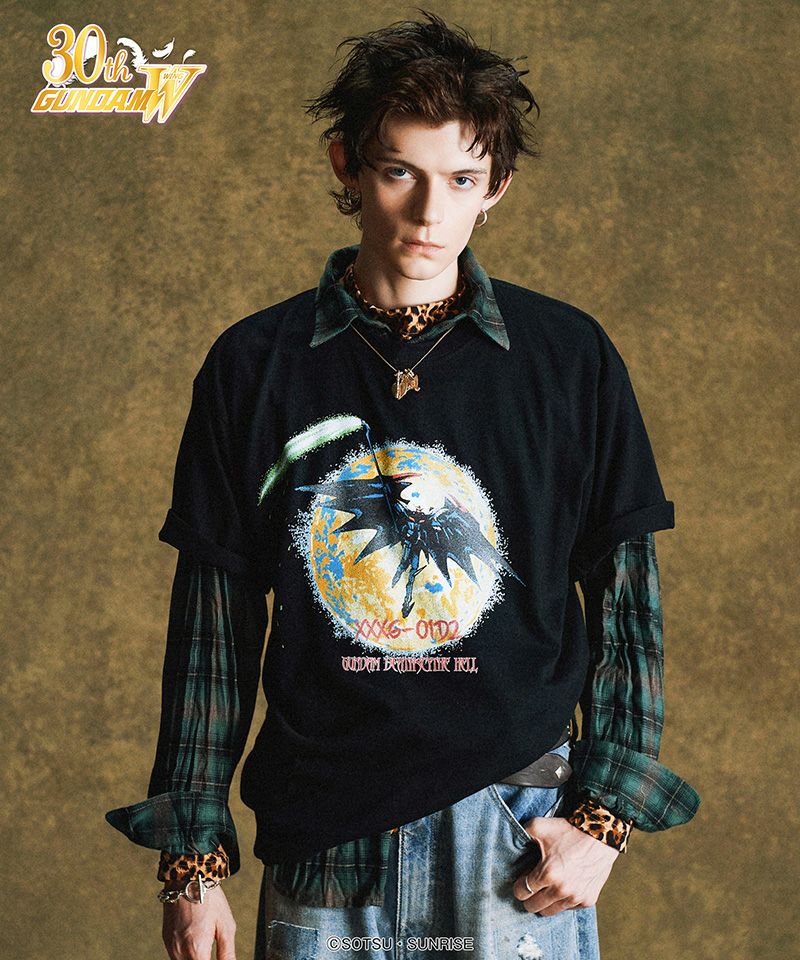 glamb(グラム)】Gundam Deathscythe Hell T-shirt ガンダムデスサイズ