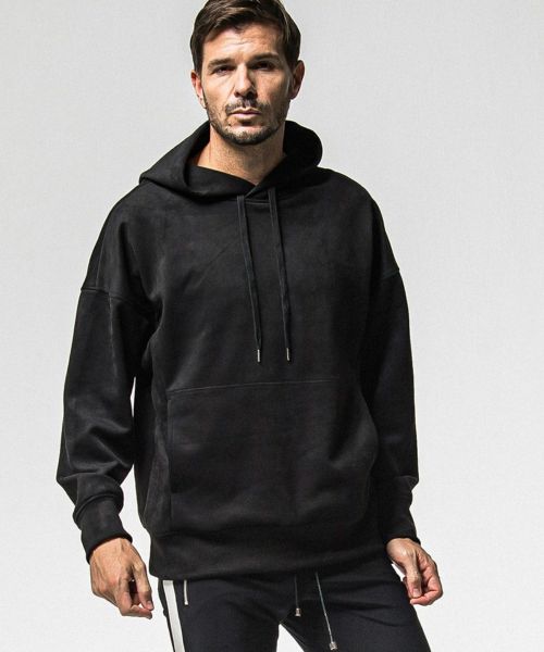 【RESOUND CLOTHING(リサウンドクロージング)】【予約販売1月中旬～下旬入荷】suede loose hoodie スウェードジャージパーカー(RC38-C-006)