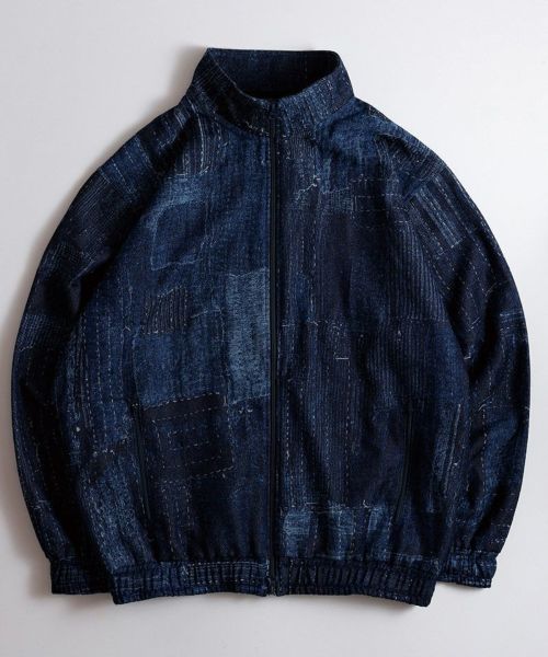 【FDMTL(ファンダメンタル)】【予約販売2月入荷予定】BORO TRACK JACKET RINSE トラックジャケット(FA26JK17R)