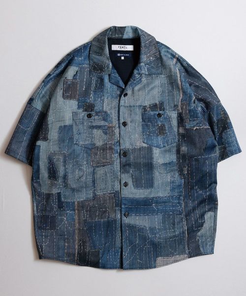 【FDMTL(ファンダメンタル)】【予約販売2月入荷予定】BORO S-S SHIRT 半袖シャツ(FA26SH27C)