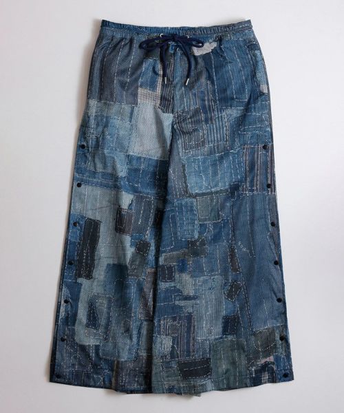 【FDMTL(ファンダメンタル)】【予約販売2月入荷予定】BORO SIDE BUTTON HAKAMA PANTS ハカマパンツ(FA26PN17C)
