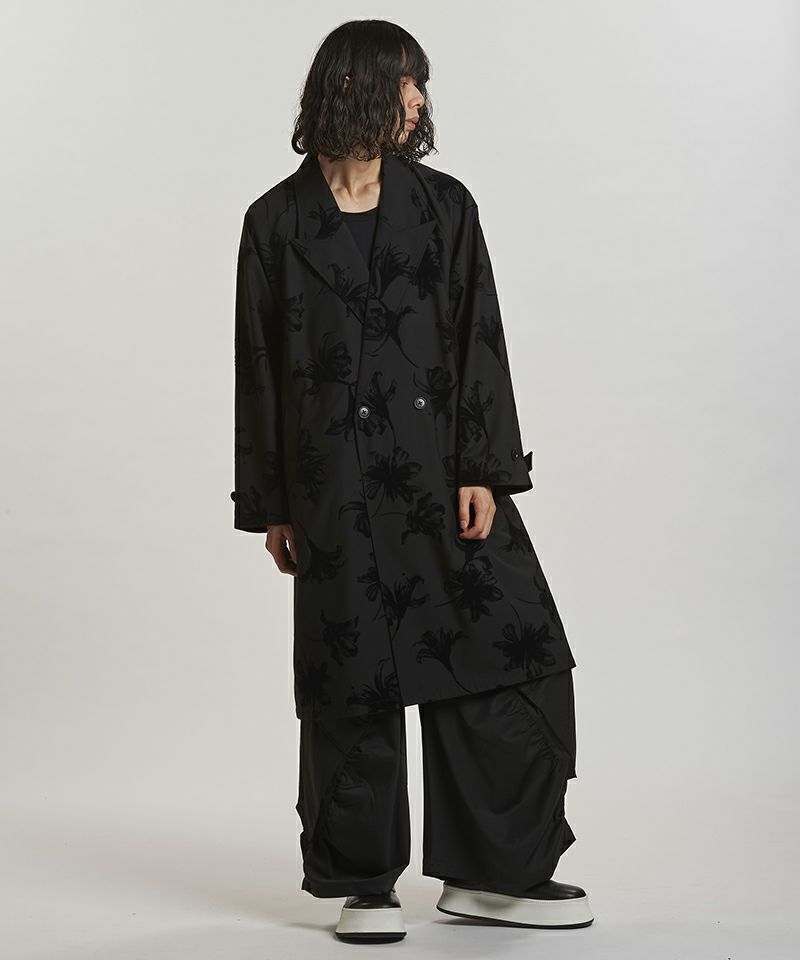 NO ID.(ノーアイディー)】 ﾀﾞﾌﾞﾙﾌﾞﾚｽﾄBIGﾛﾝｸﾞｺｰﾄ(457006-342C