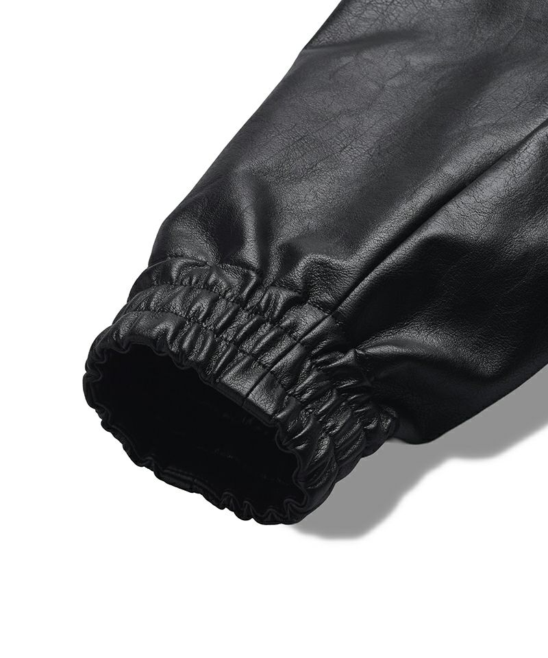 NO ID.(ノーアイディー)】 ｼﾝｾﾃｨｯｸﾚｻﾞｰBIGﾄﾗｯｸBLZ ブルゾン(857006