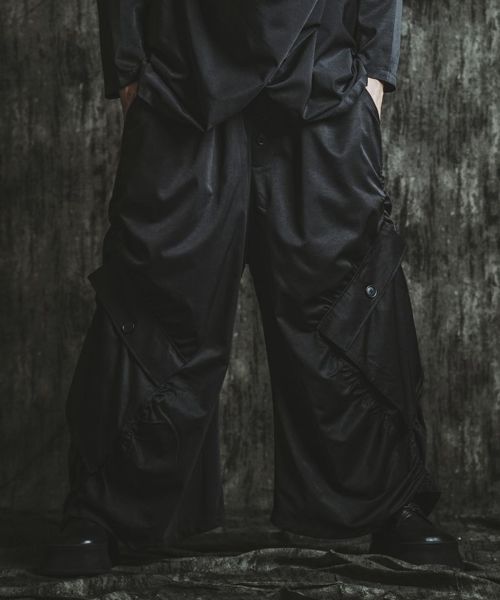 00s unknown レーヨンリネン? イージー ワイド カーゴパンツ 楽天市場】Y-3 ワイスリー カーゴパンツ M RYTWILL PANT M レーヨン