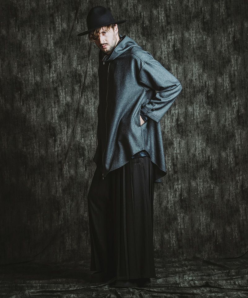 50%OFF【NO ID.(ノーアイディー)】 ｲﾝﾊﾞｰﾃｯﾄﾞﾀｯｸﾌｰﾃﾞｯﾄﾞｺｰﾄ(457006