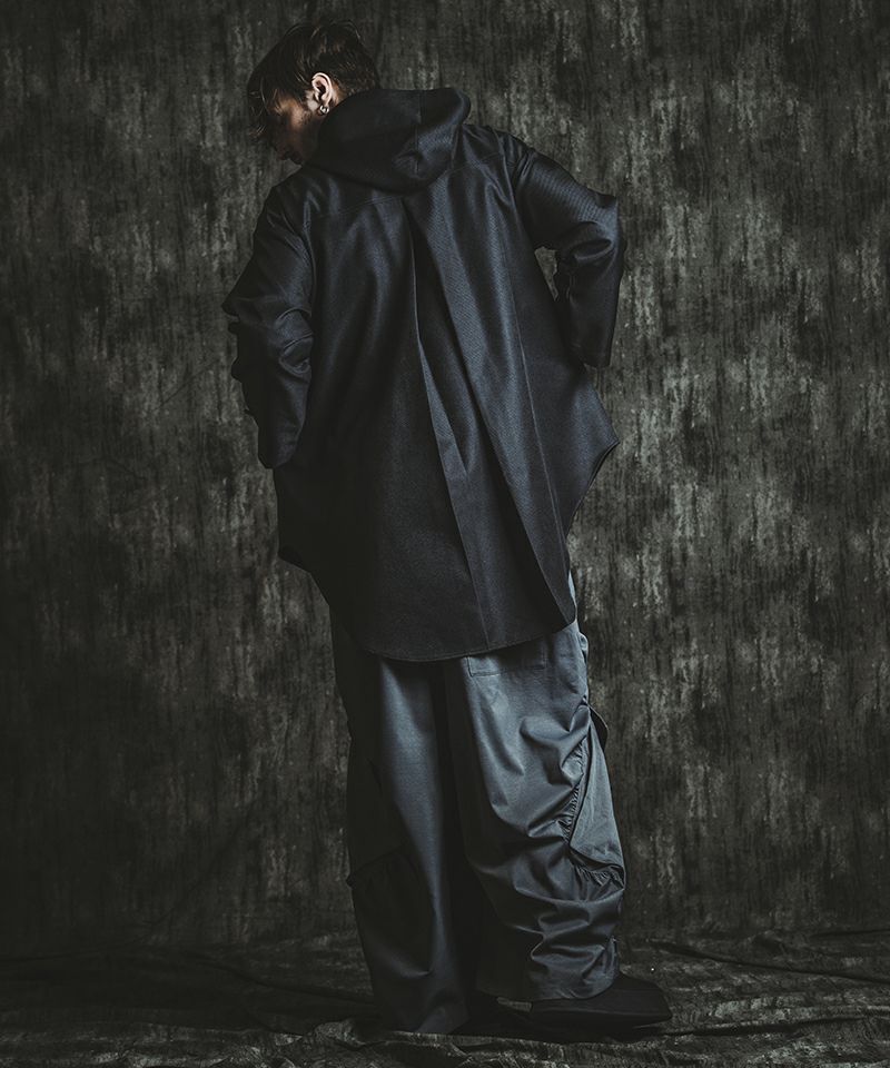 50%OFF【NO ID.(ノーアイディー)】 ｲﾝﾊﾞｰﾃｯﾄﾞﾀｯｸﾌｰﾃﾞｯﾄﾞｺｰﾄ(457006