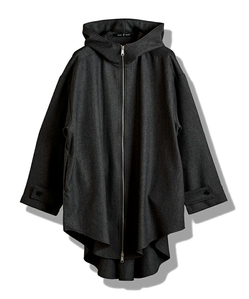 50%OFF【NO ID.(ノーアイディー)】 ｲﾝﾊﾞｰﾃｯﾄﾞﾀｯｸﾌｰﾃﾞｯﾄﾞｺｰﾄ(457006