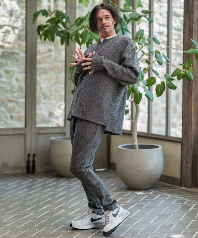 CAMBIO(カンビオ)】Big Waffle Knit saw Jodhpurs Pants ジョッパーズ