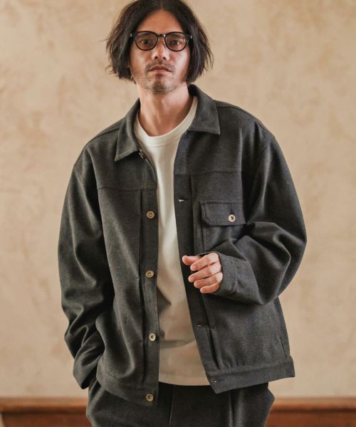 CAMBIO(カンビオ)】ダメージ加工ファーストデニムジャケットGジャン