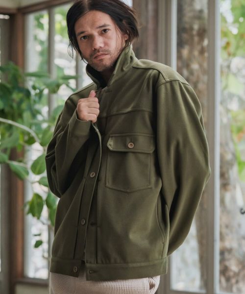 50%OFF【CAMBIO(カンビオ)】TR起毛ビッグシルエットGジャン | CAMBIO