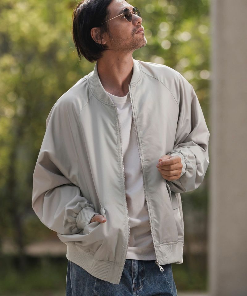 $ stone ラグランスリーブ ボア 黒 stone ラグランスリーブ ボア 黒 ブラック ジップアップジャンパー