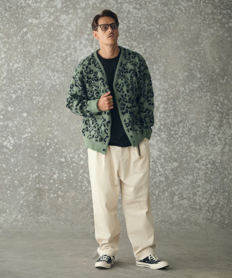 THEOREM(セオレム)】Mohair-like Leopard Cardigan レオパード