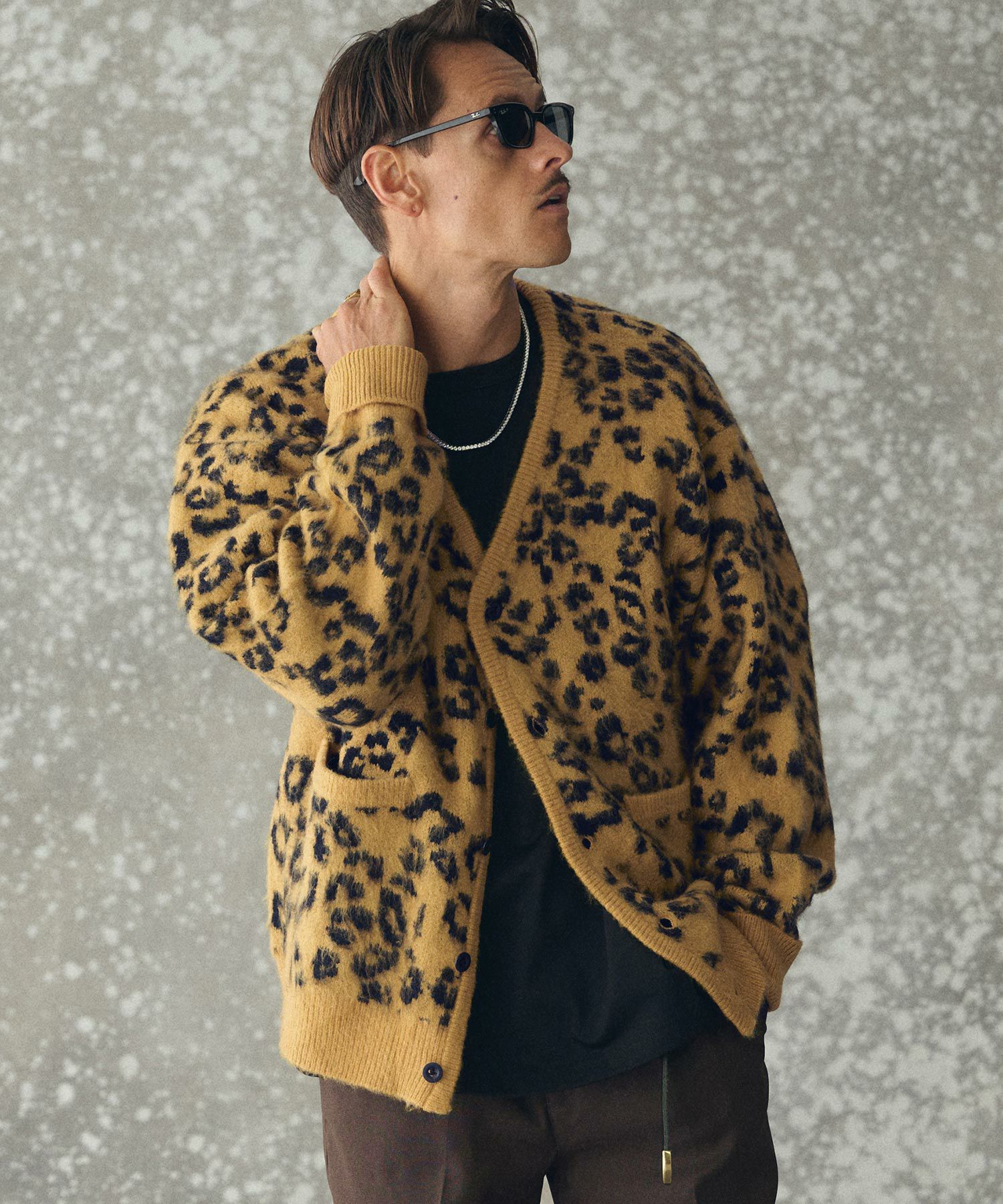 THEOREM(セオレム)】Mohair-like Leopard Cardigan レオパード