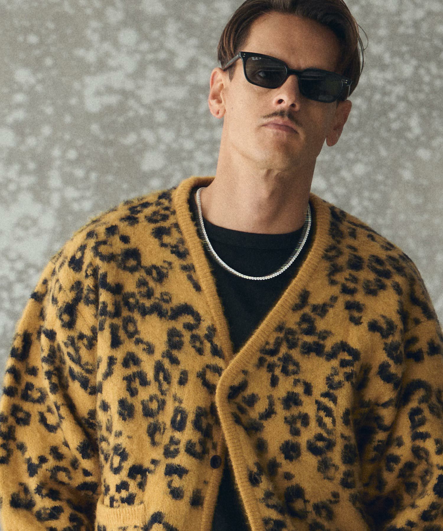 THEOREM(セオレム)】Mohair-like Leopard Cardigan レオパード