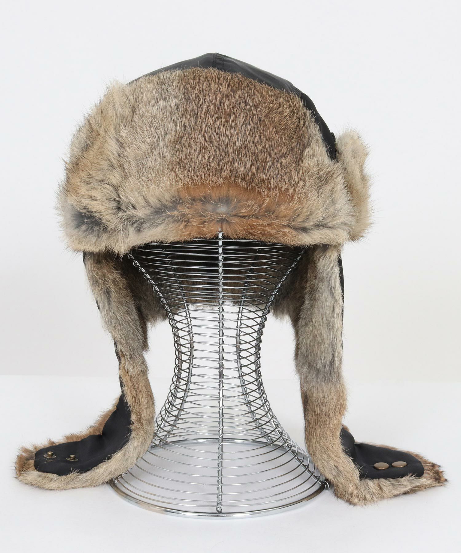 帽子 vintage rabbit fur muffler cap THEOREM(セオレム)】Rabbit Fur Flight Cap フライトキャップ(TRM25