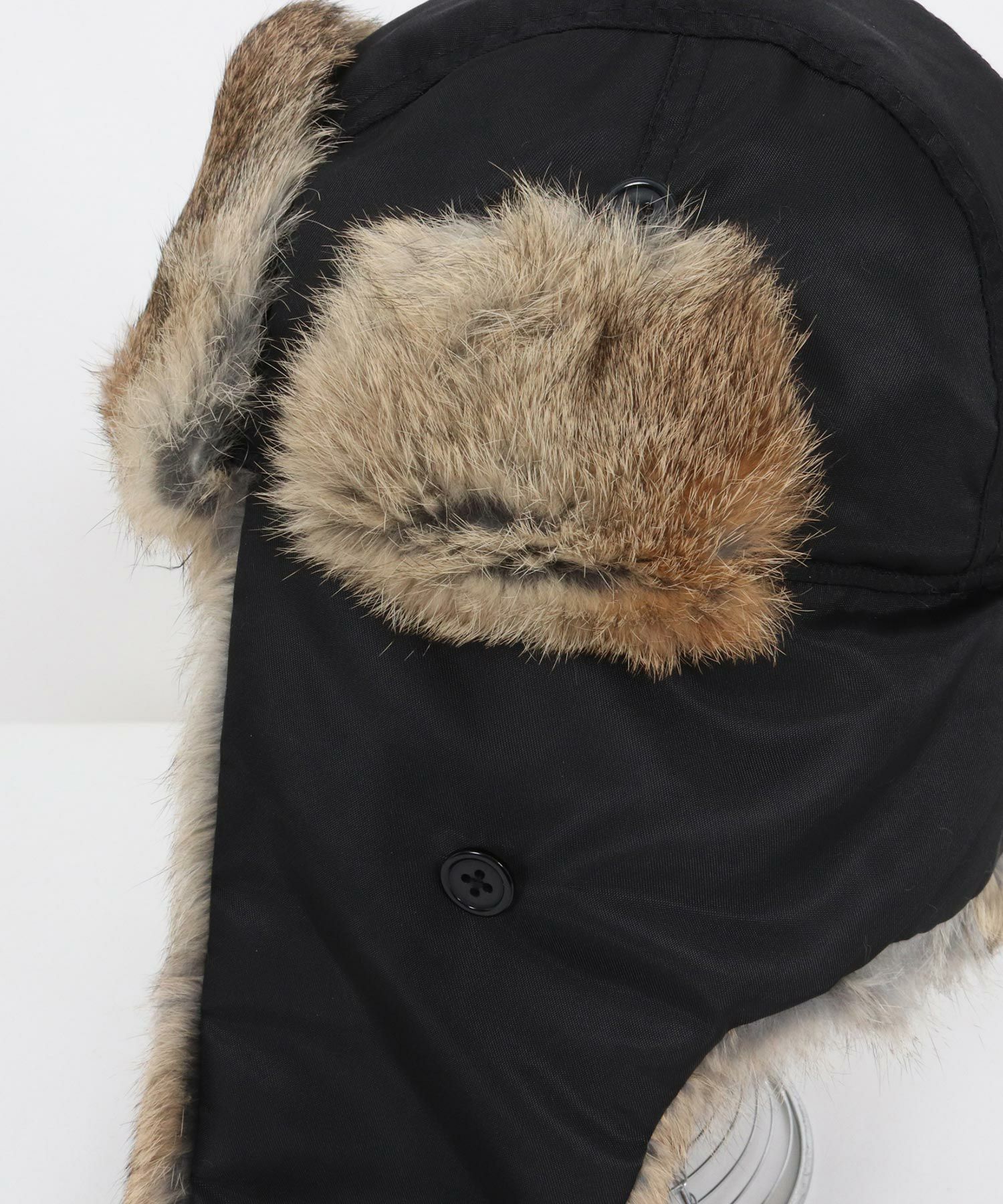 THEOREM(セオレム)】Rabbit Fur Flight Cap フライトキャップ(TRM25