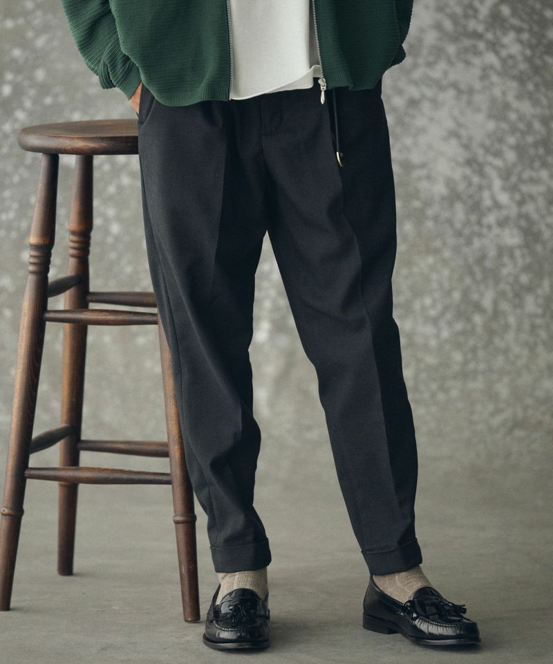 THEOREM(セオレム)】Turn up TR Tapered Pants テーパードスラックス