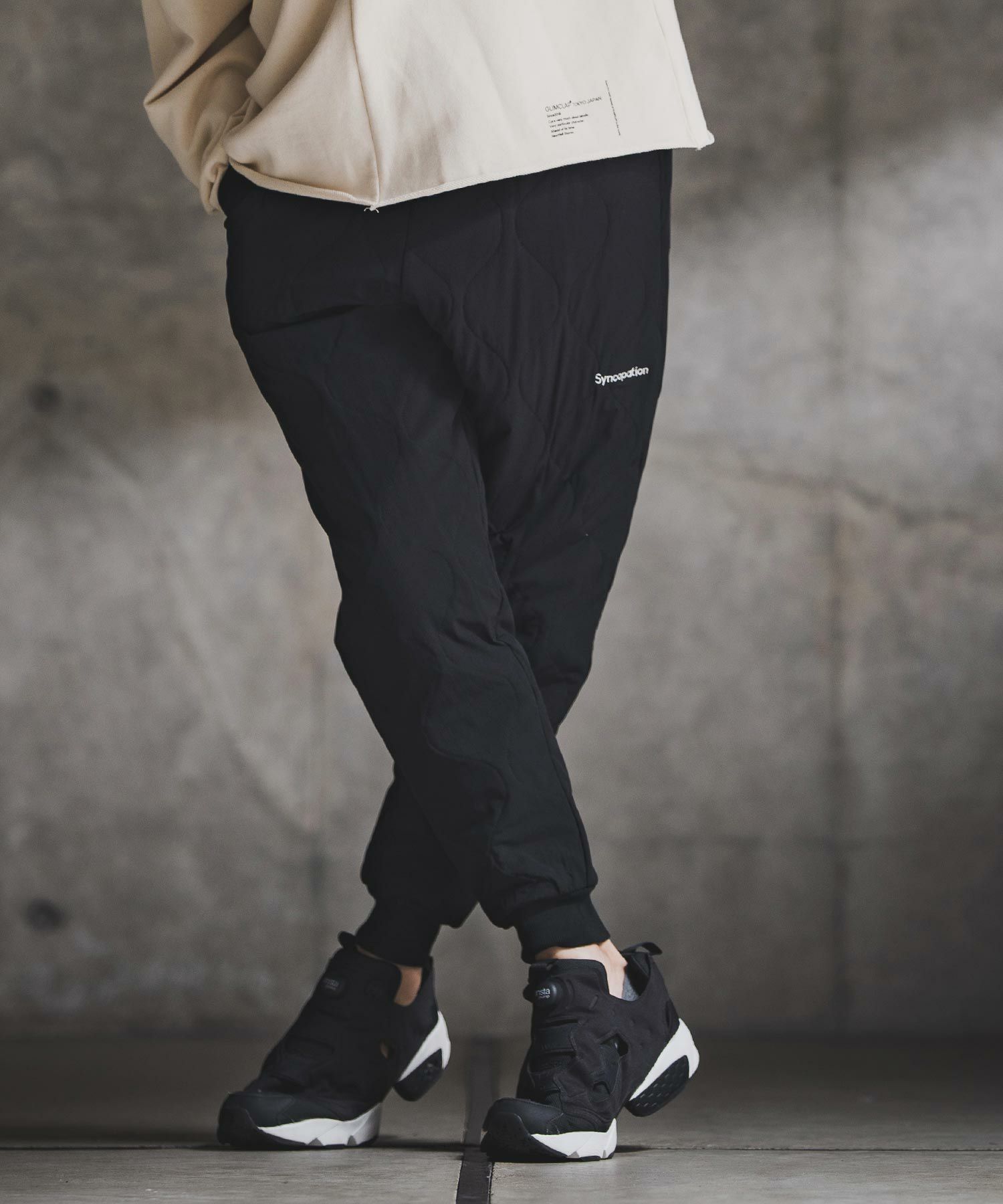 GLIMCLAP(グリムクラップ)】Wave Quilted Ripstop Jogger Pants