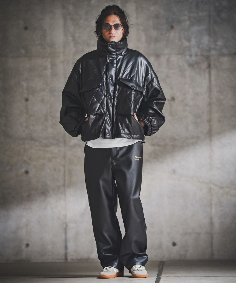 GLIMCLAP(グリムクラップ)】Synthetic Leather WEP Jacket - Diamond