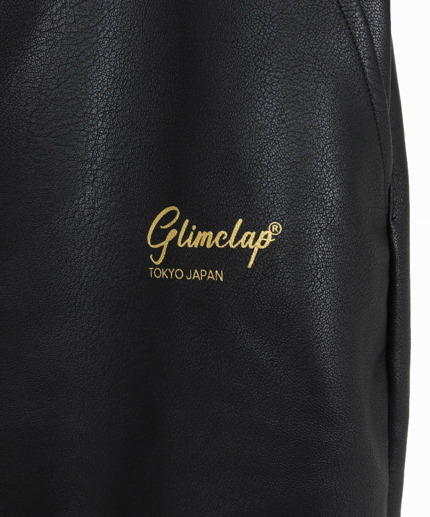 GLIMCLAP(グリムクラップ)】Synthetic Leather Straight-Leg Trousers