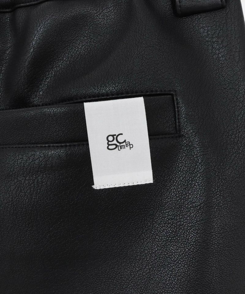らぱぱ　類Ｌ GLIMCLAP(グリムクラップ)】Synthetic Leather Straight-Leg Trousers