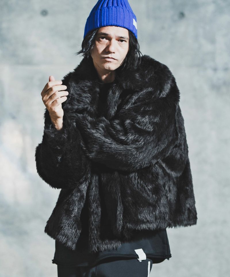 GLIMCLAP(グリムクラップ)】Shaggy Luxe Jacket フェイクファー