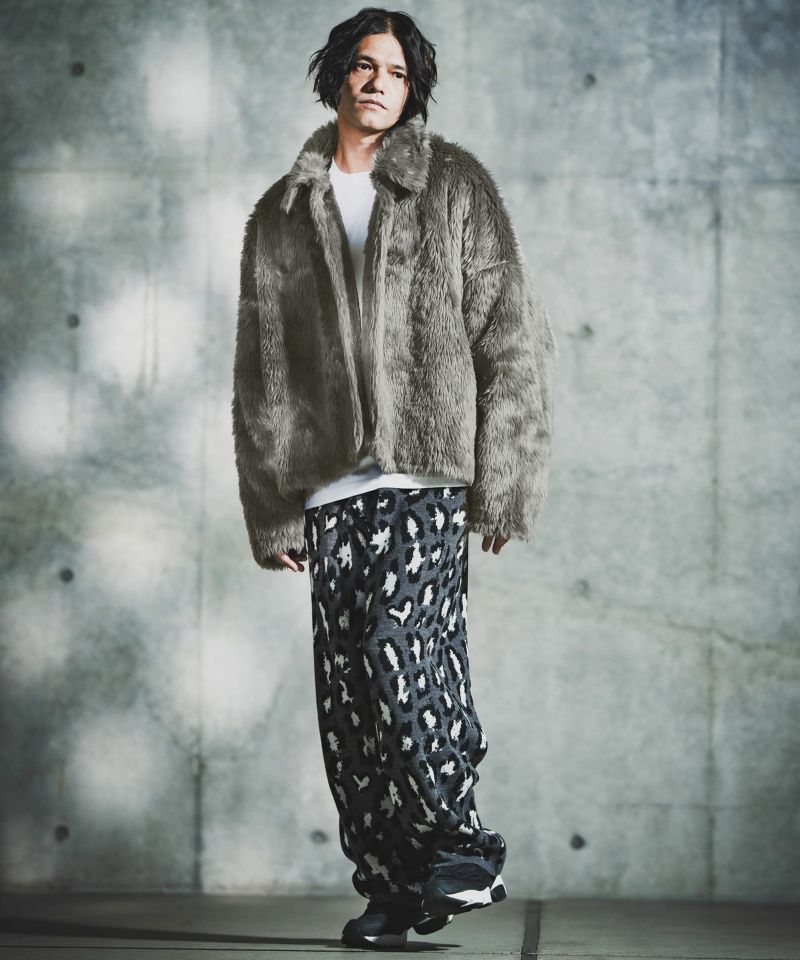 GLIMCLAP(グリムクラップ)】Shaggy Luxe Jacket フェイクファー