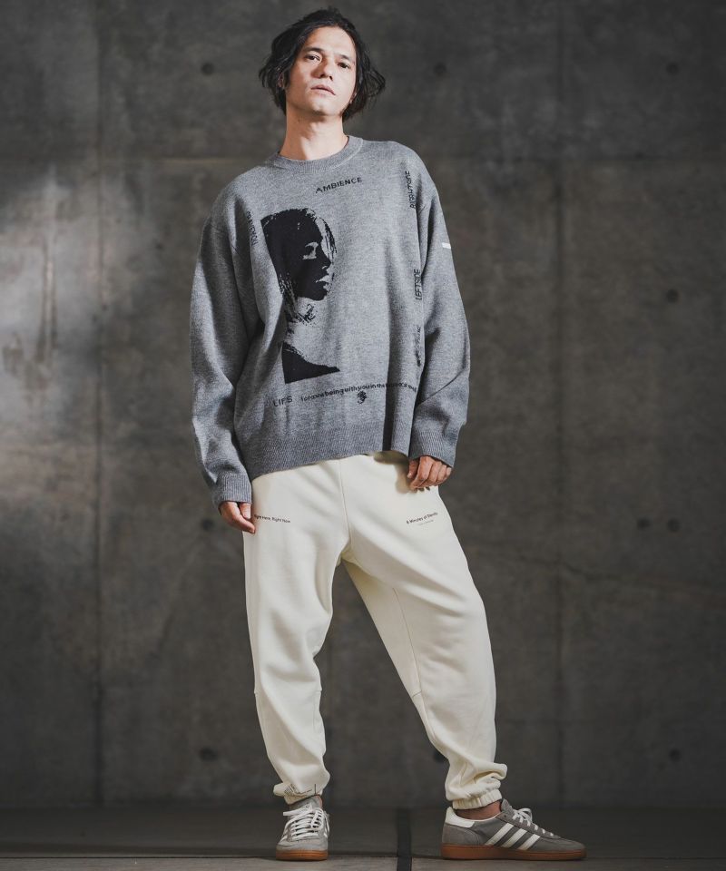 GLIMCLAP(グリムクラップ)】Point Graphic Sweat pants スウェット