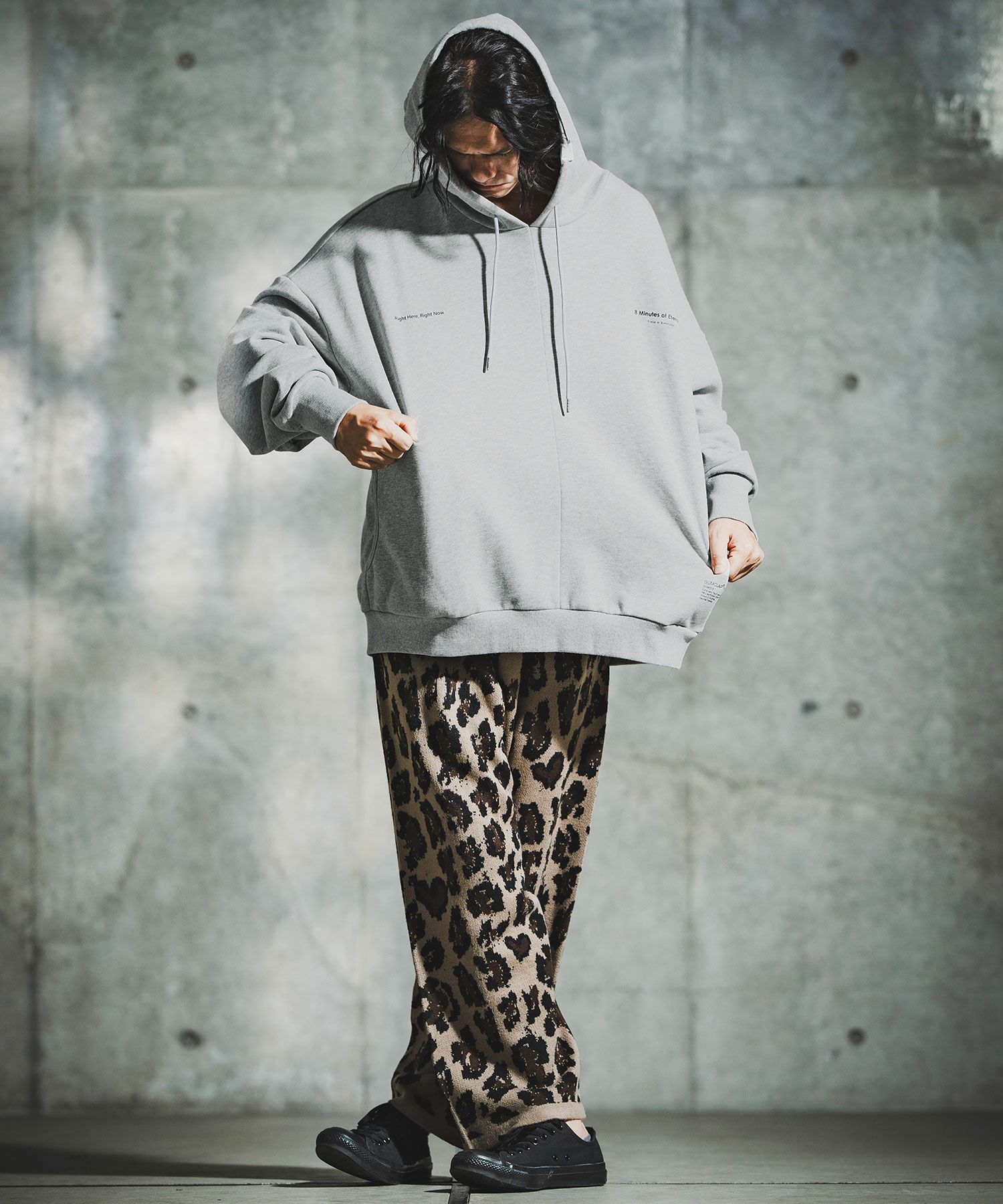 GLIMCLAP(グリムクラップ)】Point Graphic Sweat Hoodie スウェット