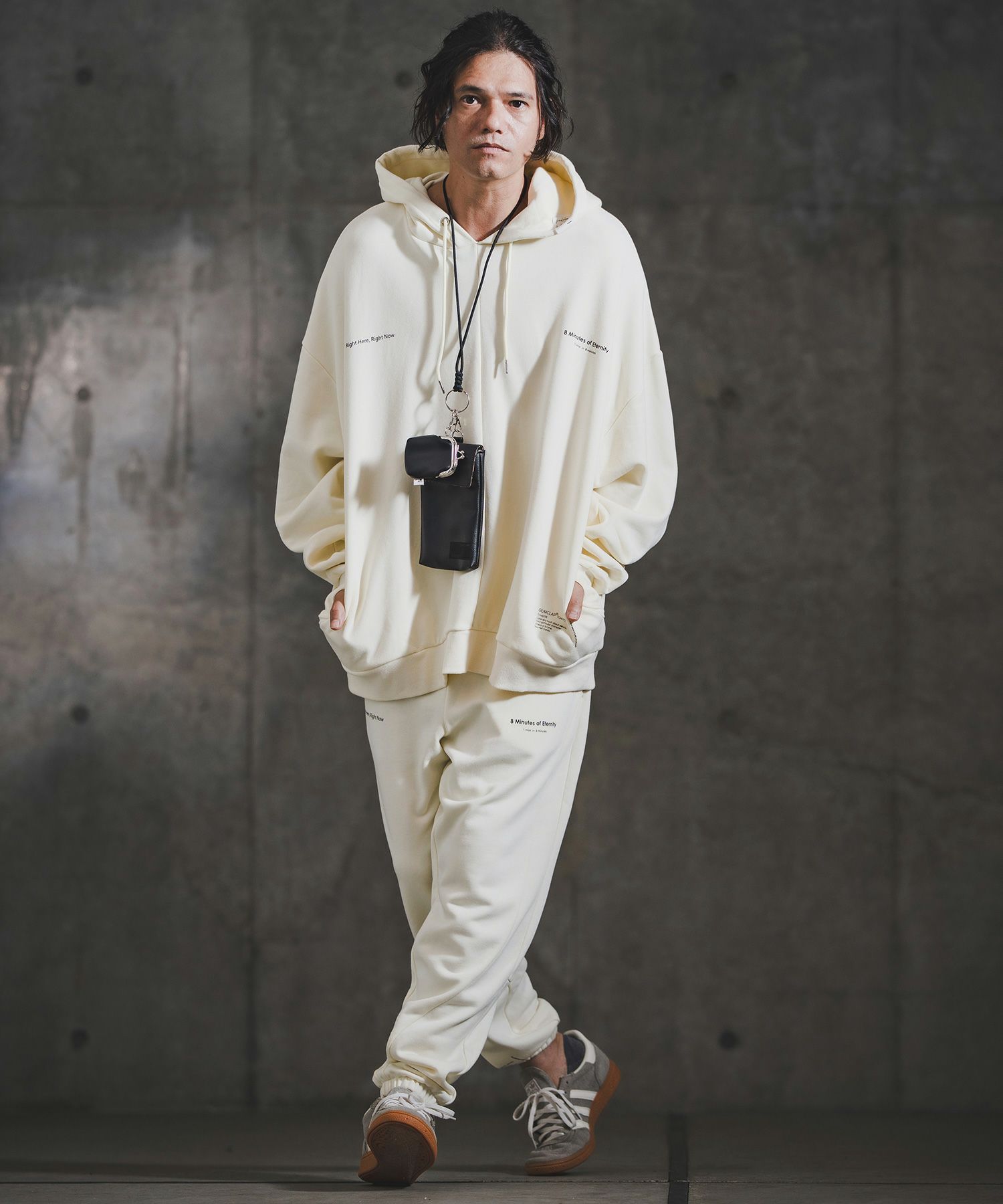 GLIMCLAP(グリムクラップ)】Point Graphic Sweat Hoodie スウェット